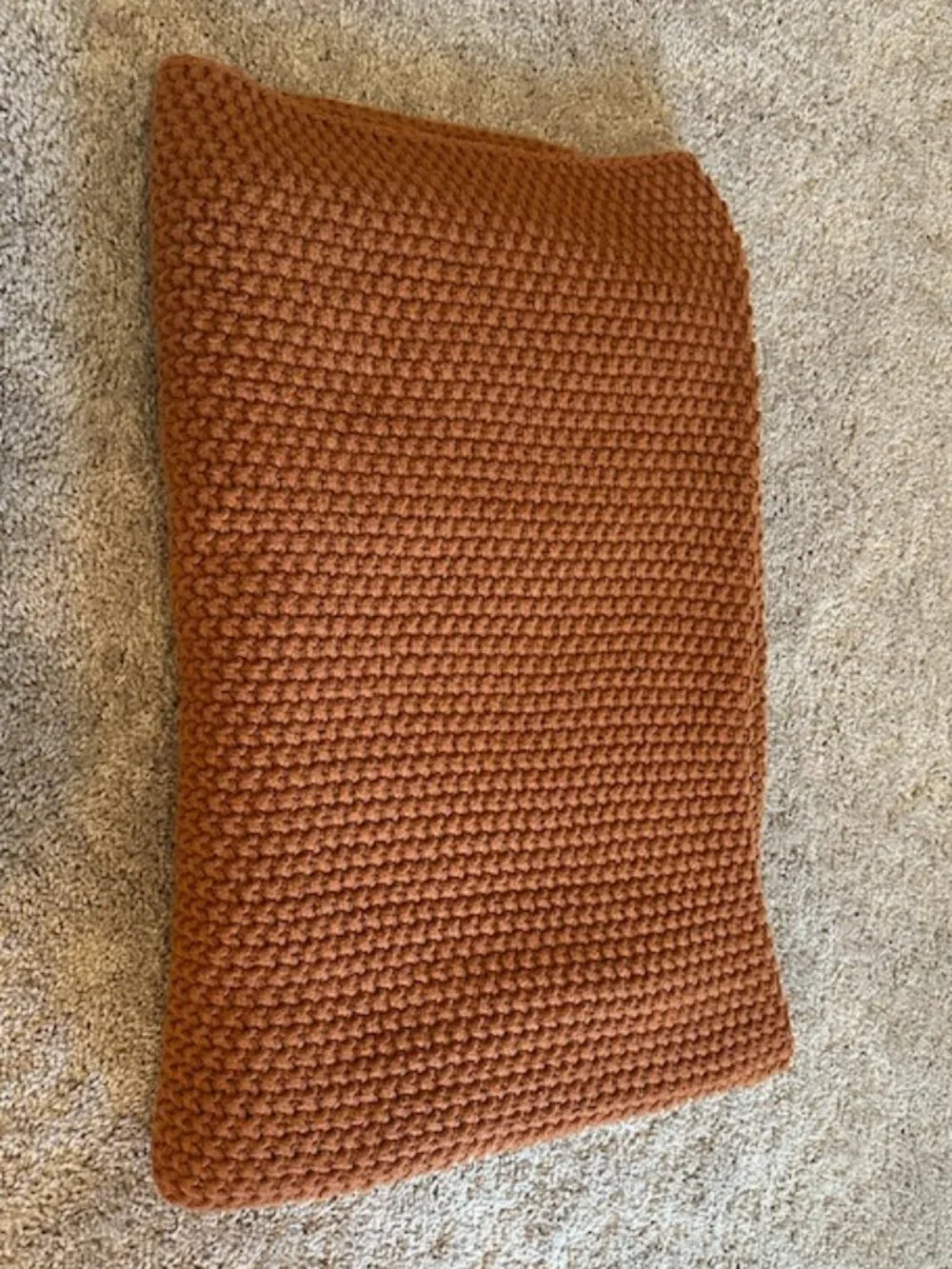 Quince Cotton Fishman Throw Blanket 50x60 – Terracotta